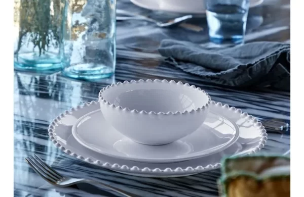 Costa Nova Pearl White Dinner Plate - Image 3