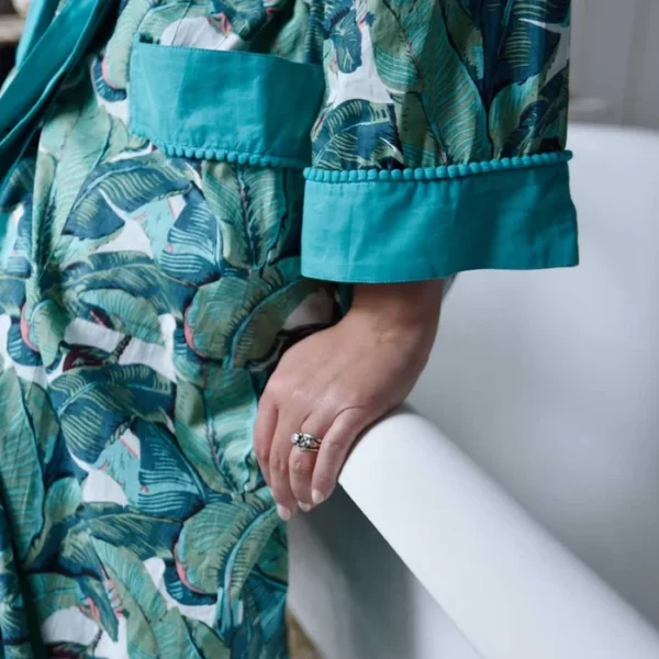 Green Leaf Dressing Gown - Image 3