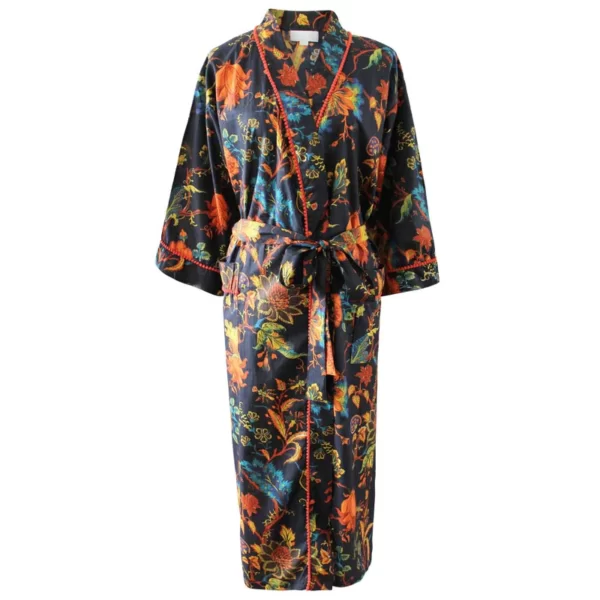 Burnt Orange Dressing Gown - Image 4