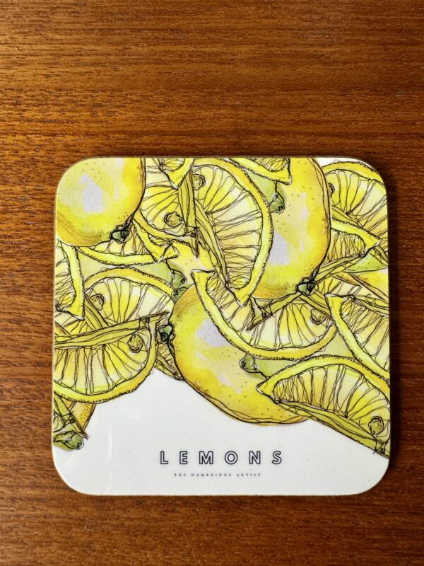The Hambridge Artist Coaster - Lemons - Image 4