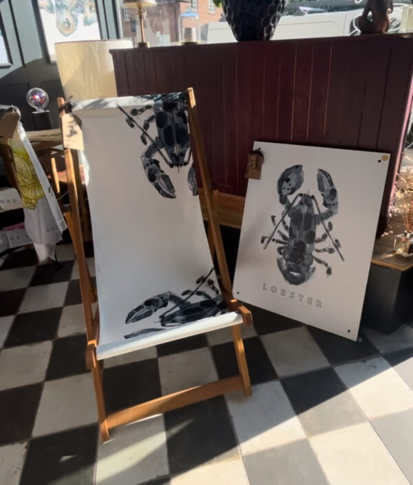 The Hambridge Artist Deckchair -Lobster