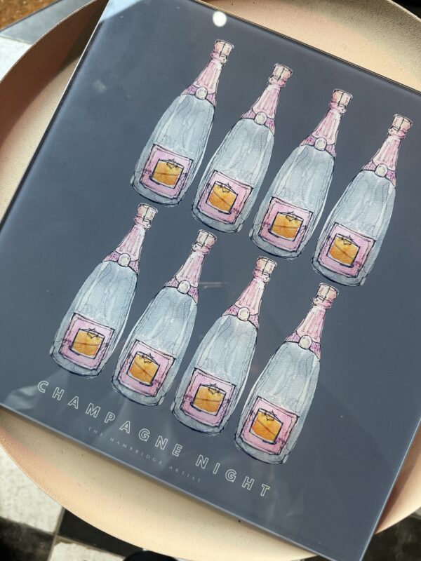 The Hambridge Artist - Champagne Night Chopping Board