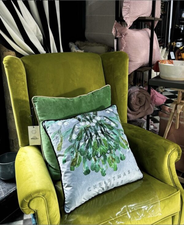 The Hambridge Artist Cushion - Mistletoe