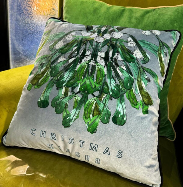 The Hambridge Artist Cushion - Mistletoe - Image 3