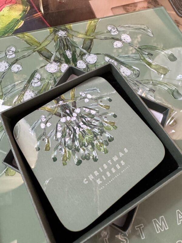 The Hambridge Artist Coaster - Mistletoe - Image 2