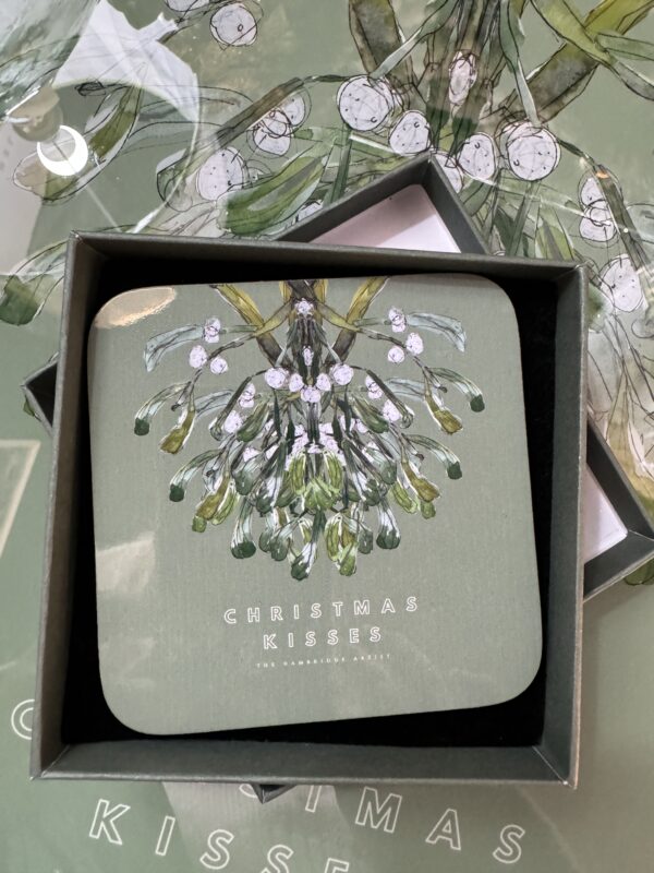The Hambridge Artist Coaster - Mistletoe - Image 3