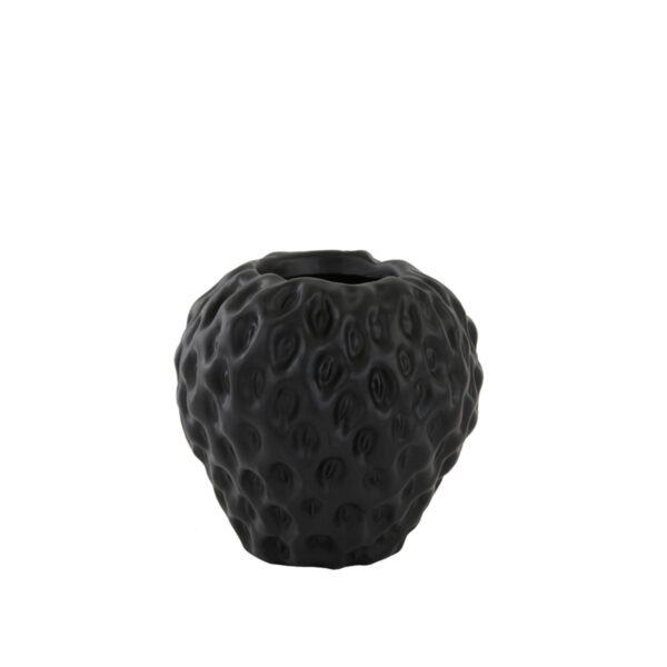 Strawberry Vase - Matte Black - Image 2