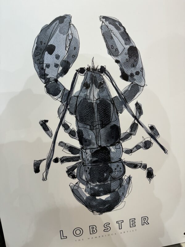 Outdoor Print - Inky Lobster - Image 3